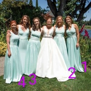 4 Vera Wang bridesmaid dresses (separate or together)